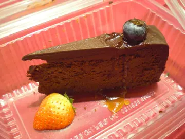 特濃朱古力餅配焦糖醬