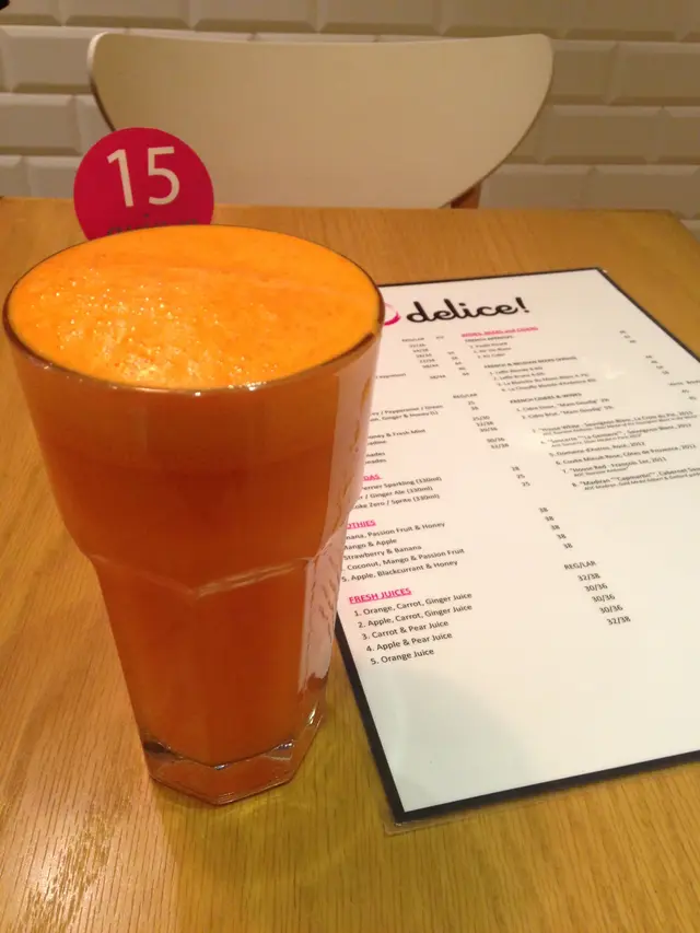 carrot & pear juice