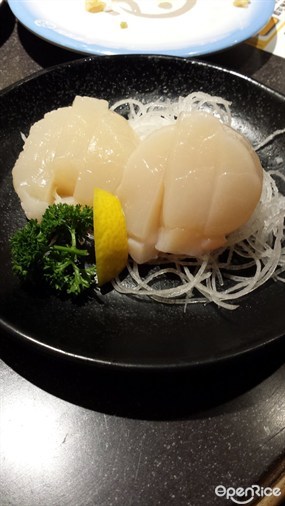 珍寶帆立貝刺身 - 旺角的元気寿司