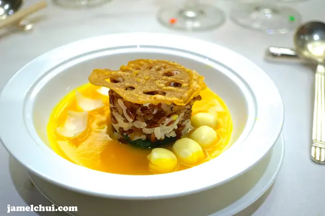 南瓜汁燴鴛鴦飯