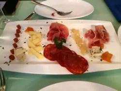 cheese and ham platter