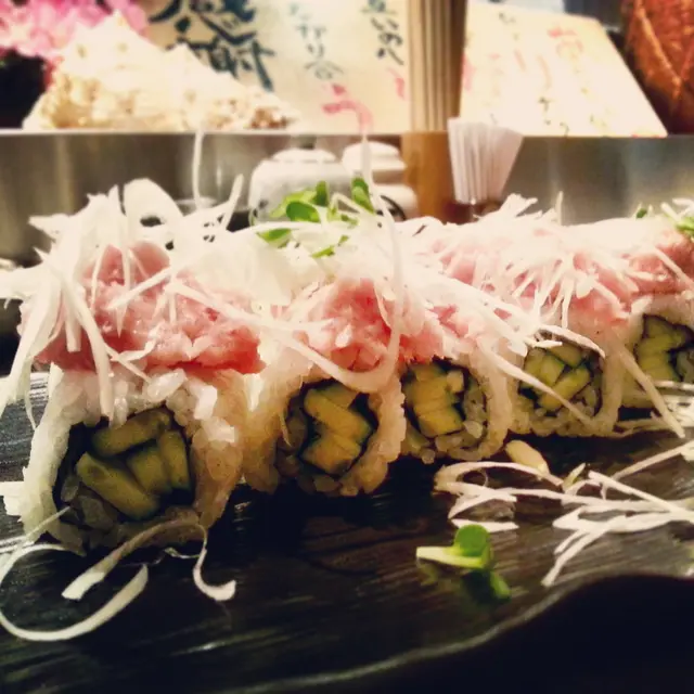 香蔥吞拿魚腩卷