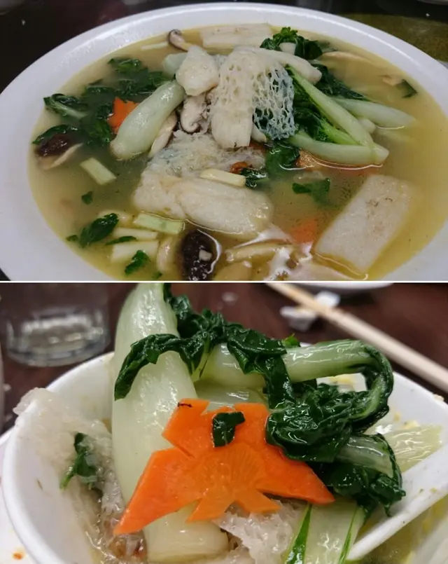 竹笙上湯浸時蔬