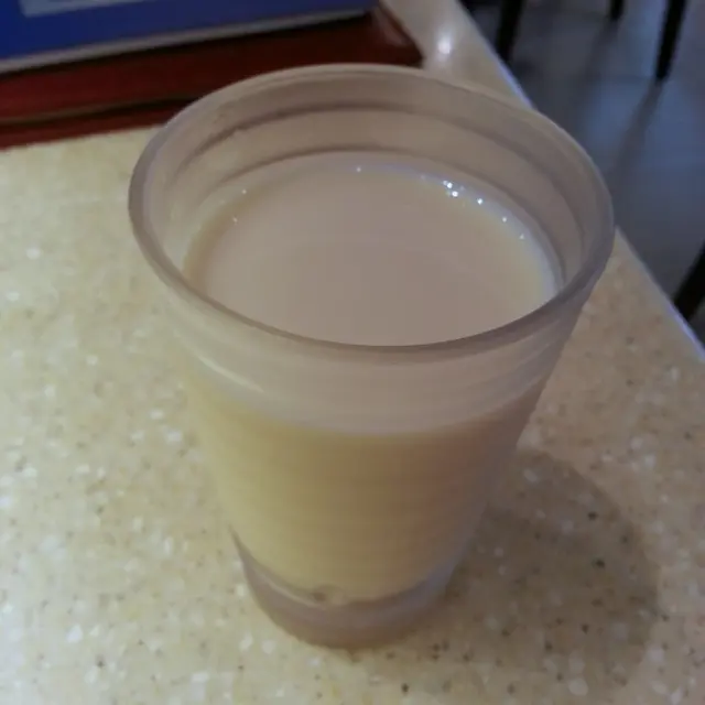 豆味頗濃,較甜,不錯喝!