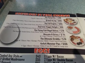 The menu