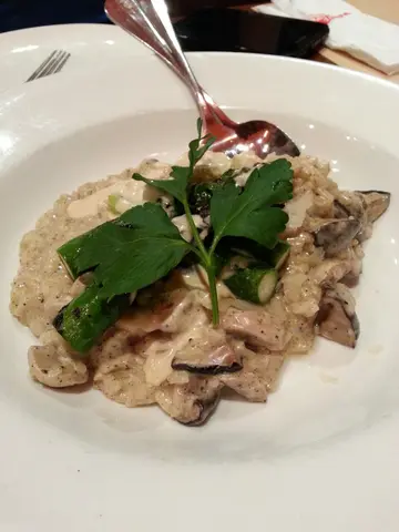 Mushroom risotto