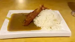 日式咖喱吉列炸虾饭