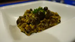 Mixed mushroom risotto