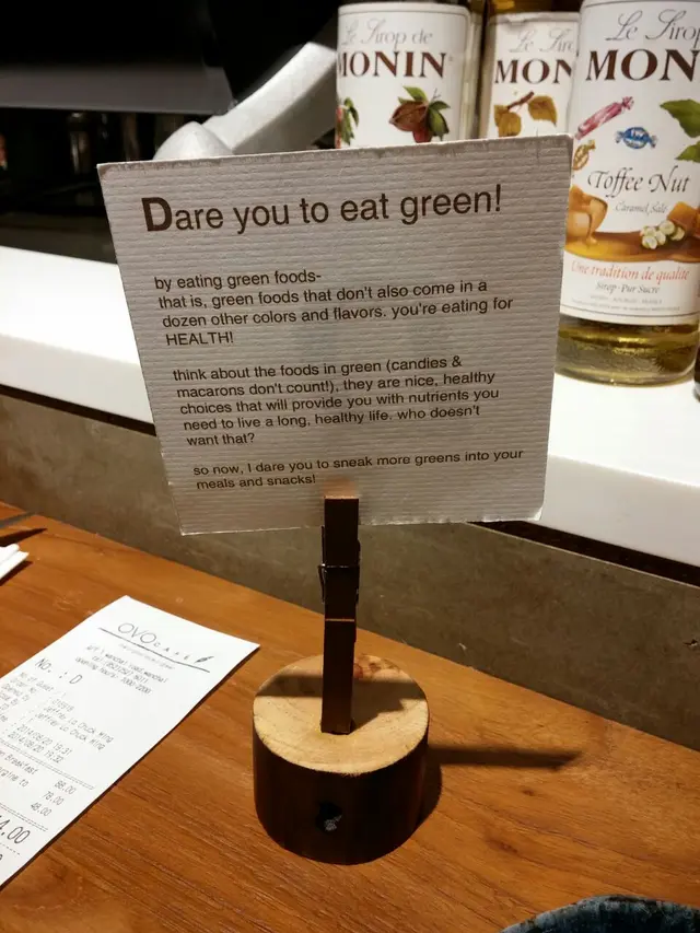 建議大家多食素~