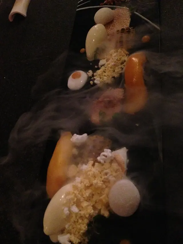 Corn, Coconut, Mango, Kaffir Lime