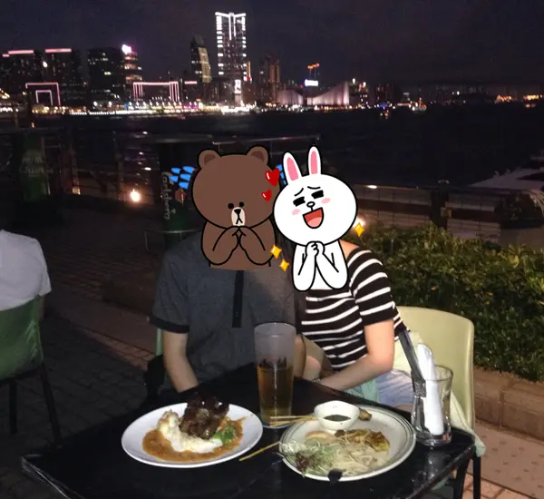 入黑后情侶可影景色