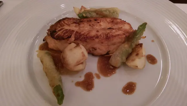 miso ginger glazed salmon
