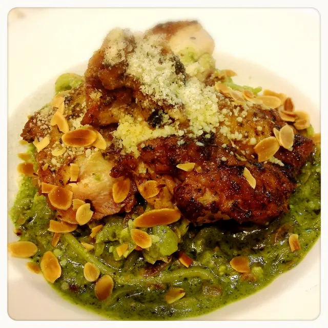 檸檬香草雞排pasta