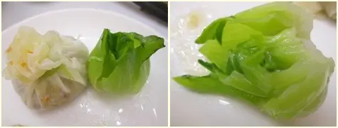 翠綠的小棠菜芯