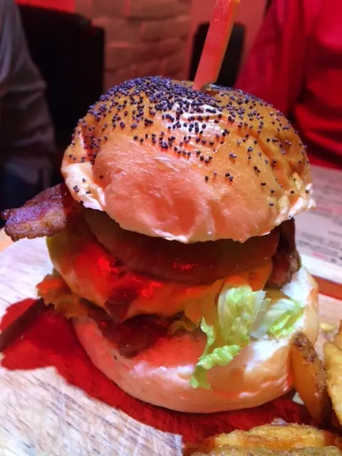 德州燒烤漢堡 ($83)