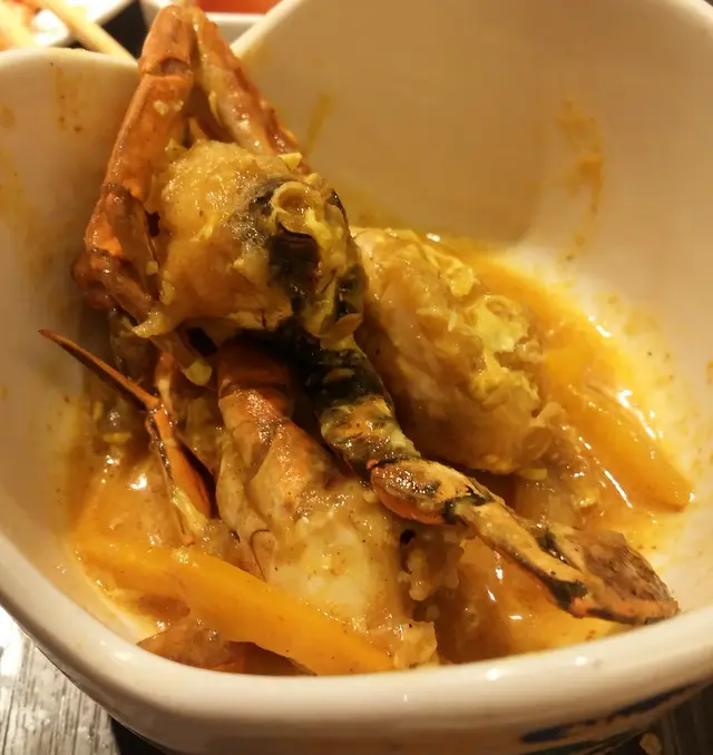 有特色，咖喱味重，鍾意蟹朋友必選