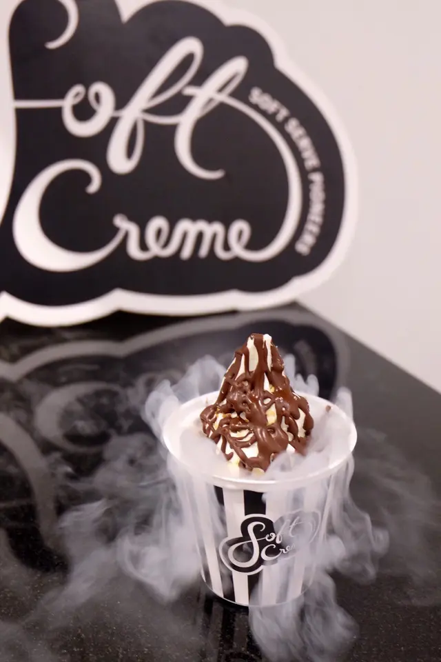 Gianduia chocolate & Himalaya salt Hokkaido milk soft serve