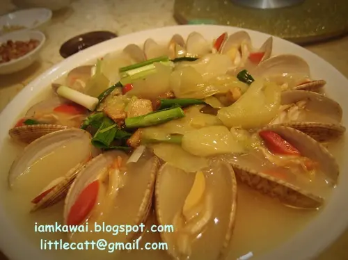 咸菜胡椒浸花甲