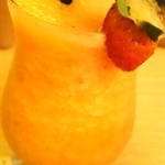 Strawberry, banana, Grenadine and orange juice