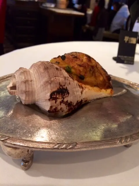 葡式焗釀響螺 ($48/隻)