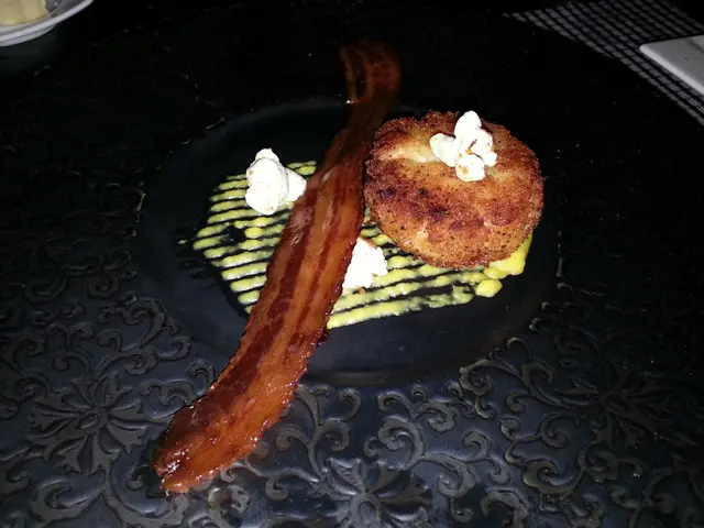 Crab Cake, Sweet Corn and Bacon
