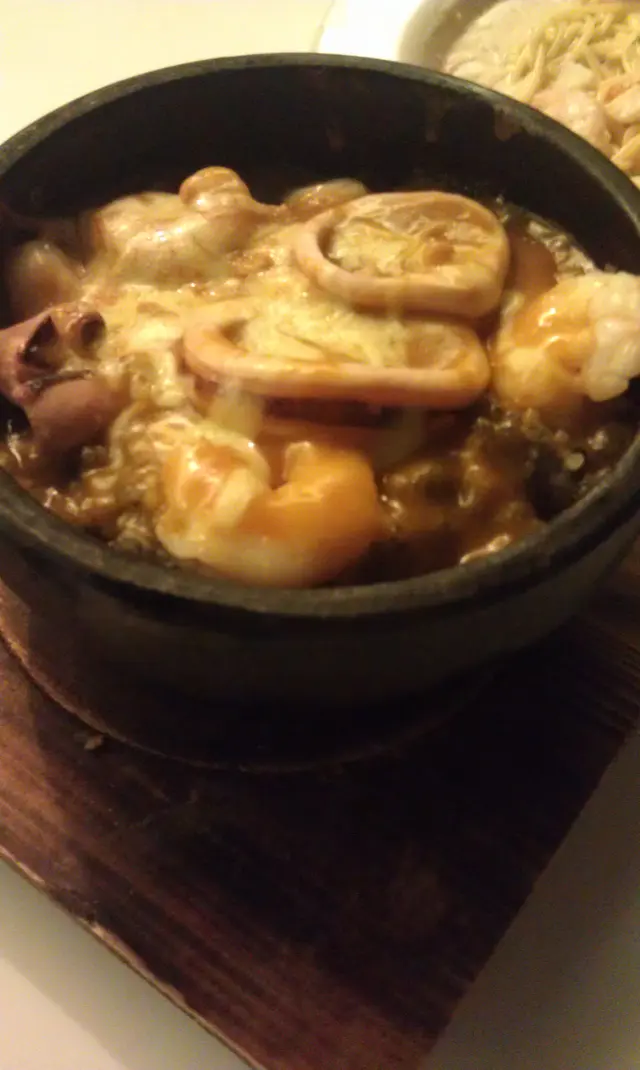 海鮮墨汁焗飯
