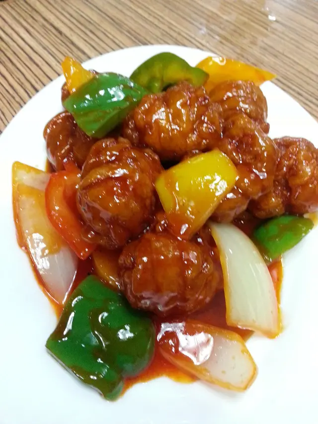 千層就係講舊肉..將肉餅卷成一個圓型, 冇骨,有D脆, 不錯