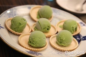抹茶雪糕配夾餅 - 銅鑼灣的江戶日本料理