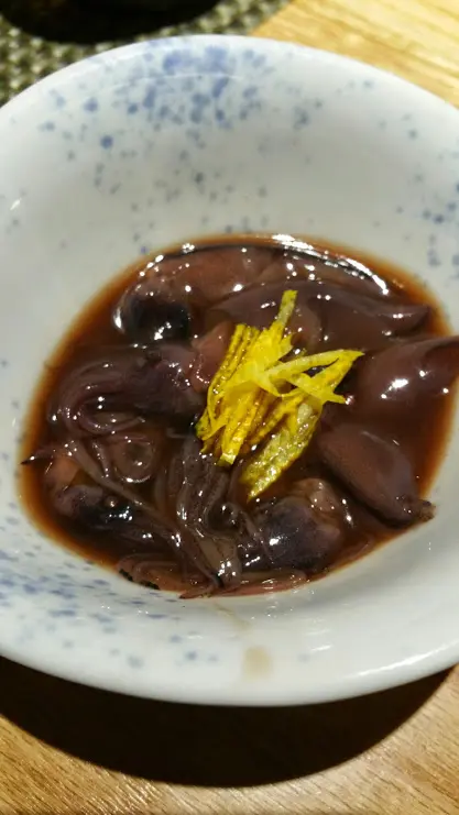 螢光魷魚漬物