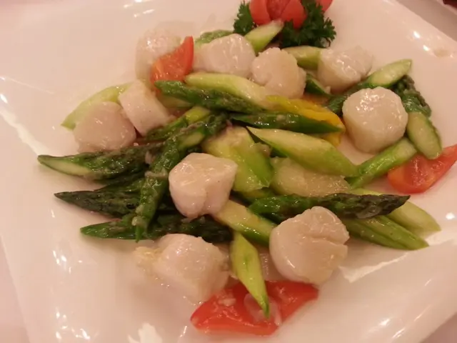 露筍炒帶子 $268