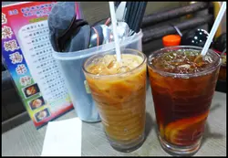 凍奶茶 + 凍檸茶