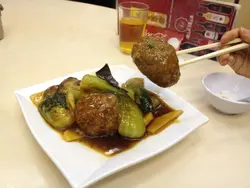 哈哈,肉太多,有点腻,最后打包拿走