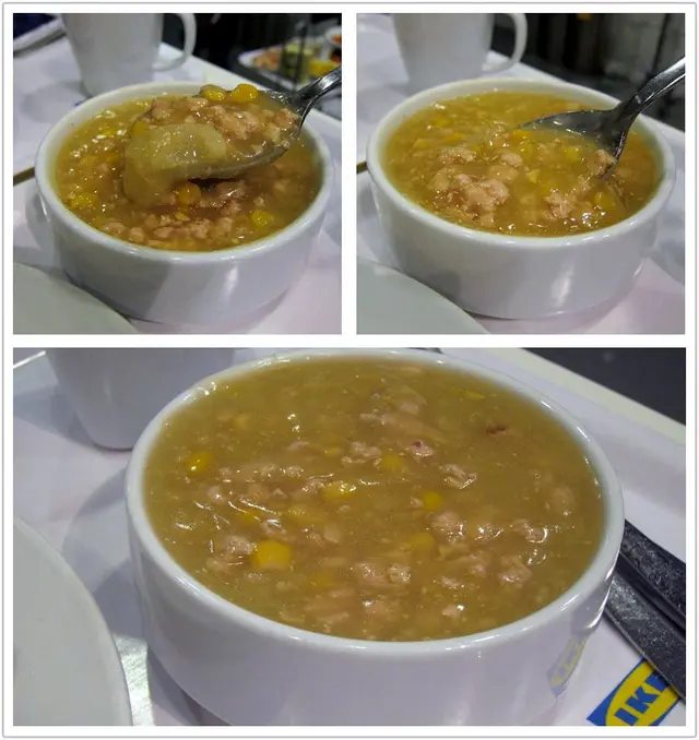 竹笙雞蓉粟米羮