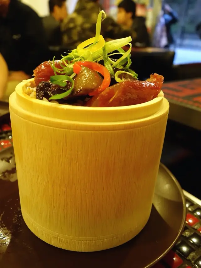 臘味竹筒飯