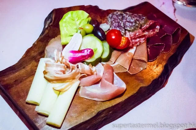 assiette chesa ($240) - with thinly sliced air-dried meat