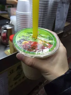 杯裝豆腐花
