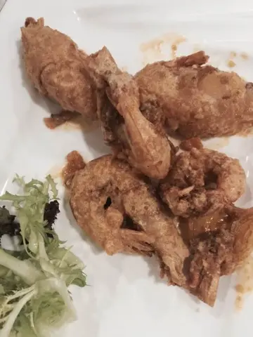 咸蛋黃好香，蝦殼都可以食曬