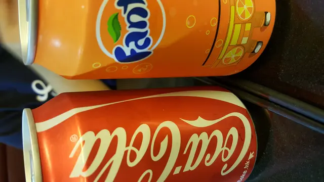汽水有可樂、忌廉、FANTA 橙汁