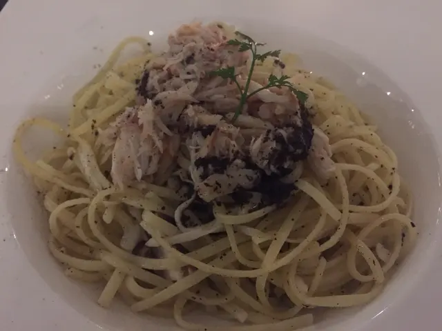 黑松露蟹肉意粉