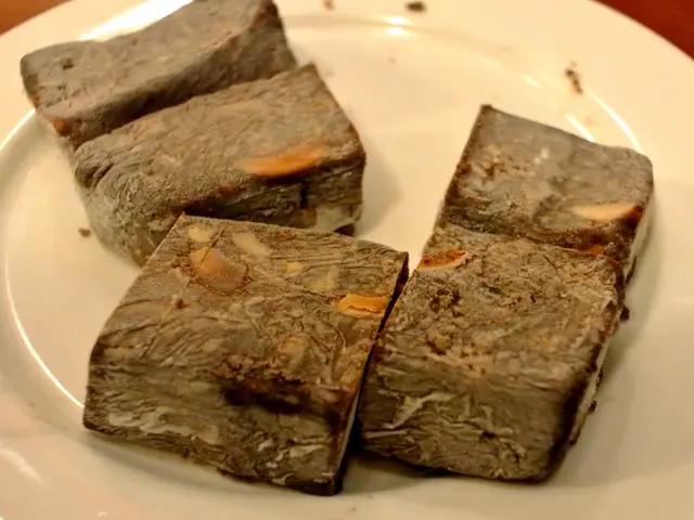 大廚送贈的甜品——冰巧克力軟磚