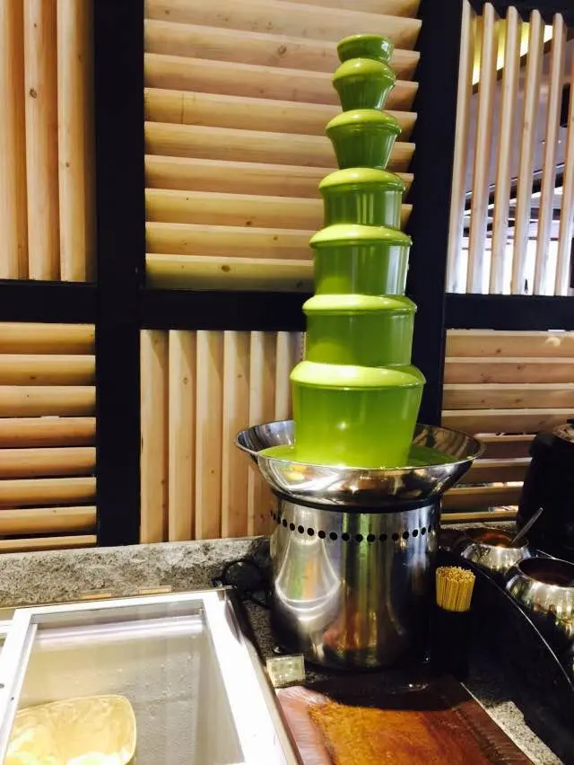抹茶朱古力噴泉