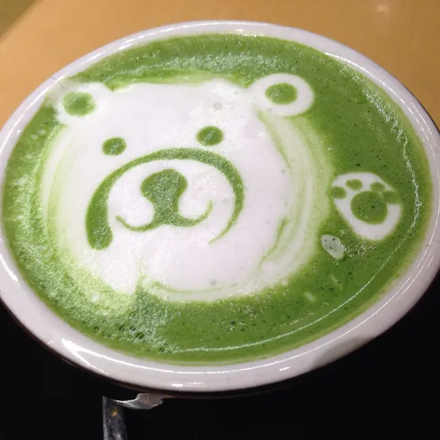 熊bear bear latte art,味道偏甜