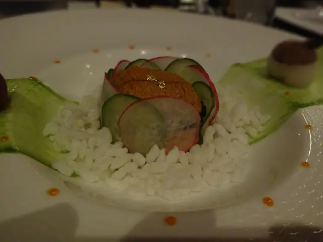 Tuna, Sea Urchin, Espelette, Rice