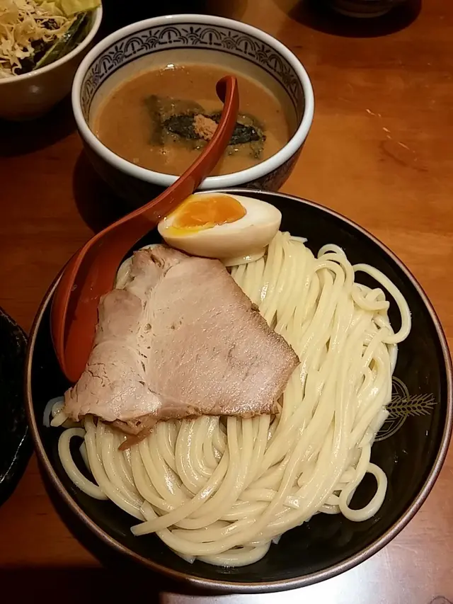 濃香豚骨魚介沾麵, 正!