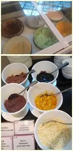 六款雪糕及配料