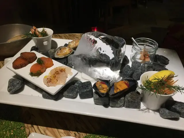 精緻的海鮮頭盤