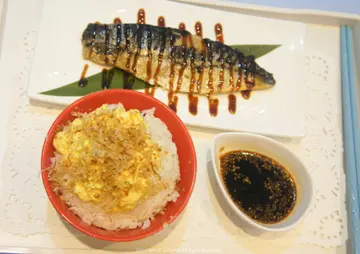 日式盐烧鲭鱼饭
