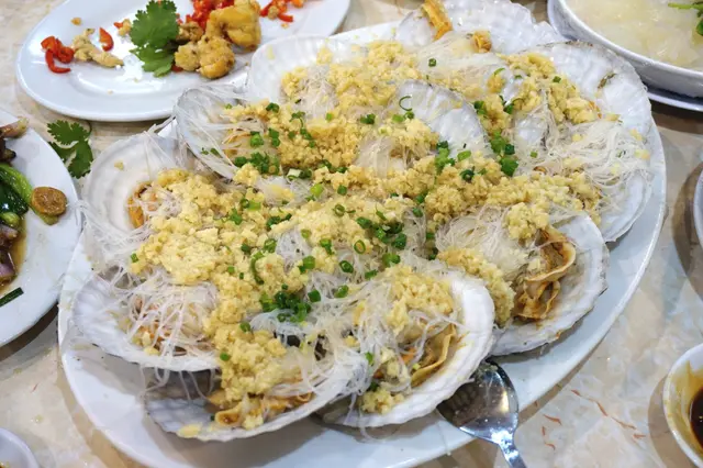 蒜蓉蒸扇貝