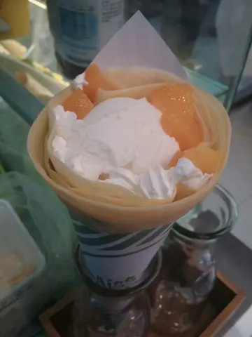 雪糕+水蜜桃