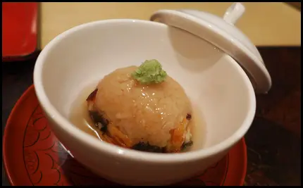 燒饅魚配山葵糯米飯